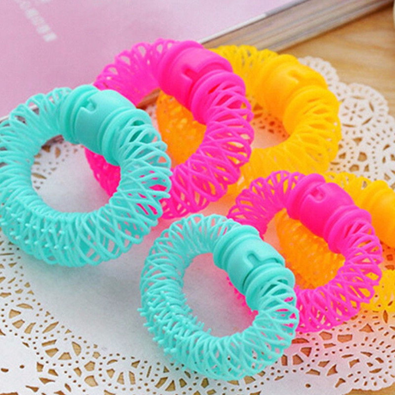 Roller Pengeriting Rambut Model Spiral 8PCS Multi Color 